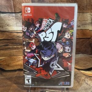 Persona 5 Tactica Nintendo Switch RPG Atlus Sega P5T NTSC T Teen New Sealed